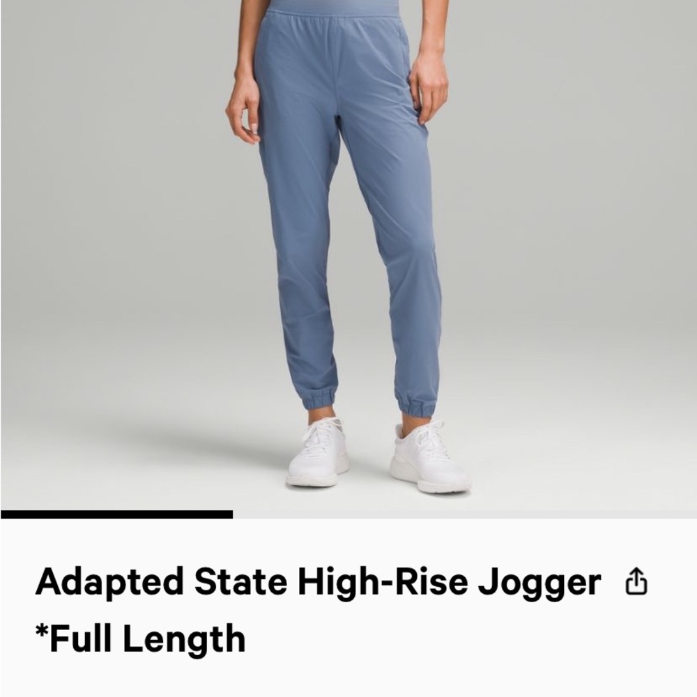 Adapted state high rise joggers